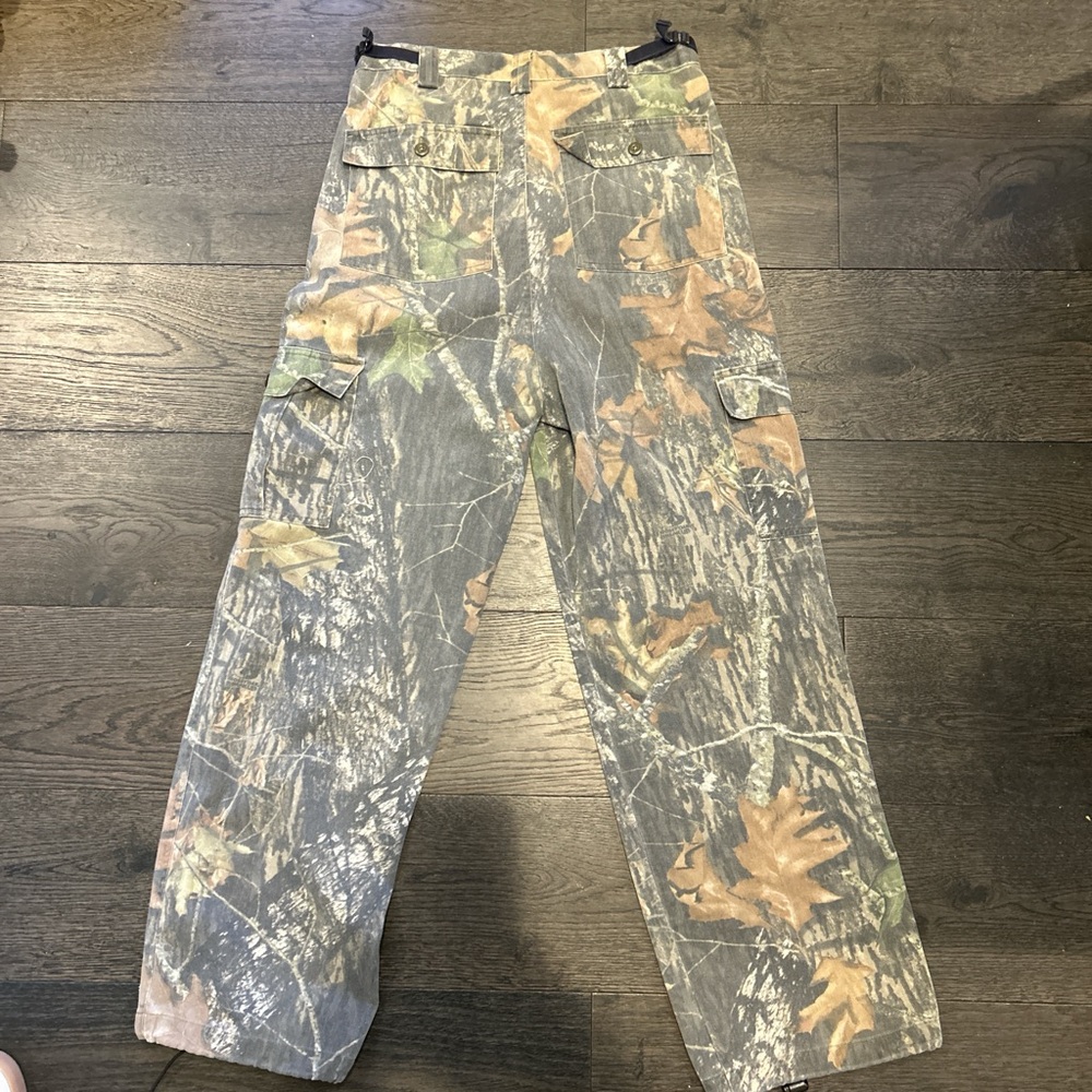 Woodland Camouflage Cargo Pants Green and Brown